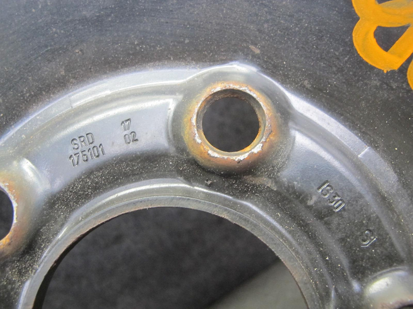 01-06 BMW E46 330ci R17 17" Spare Tire Wheel 17x3.5B ET30 125/80 6750007 OEM