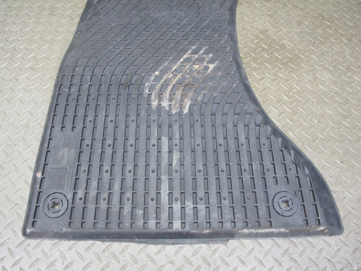 13-16 Audi S4 B8 Set of 4 Front & Rear Floor MAT Rubber Black OEM