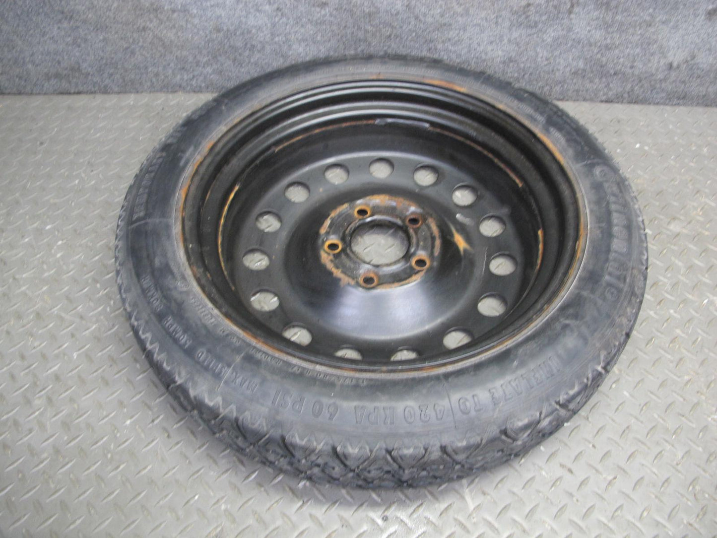 01-06 BMW E46 330ci R17 17" Spare Tire Wheel 17x3.5B ET30 125/80 6750007 OEM