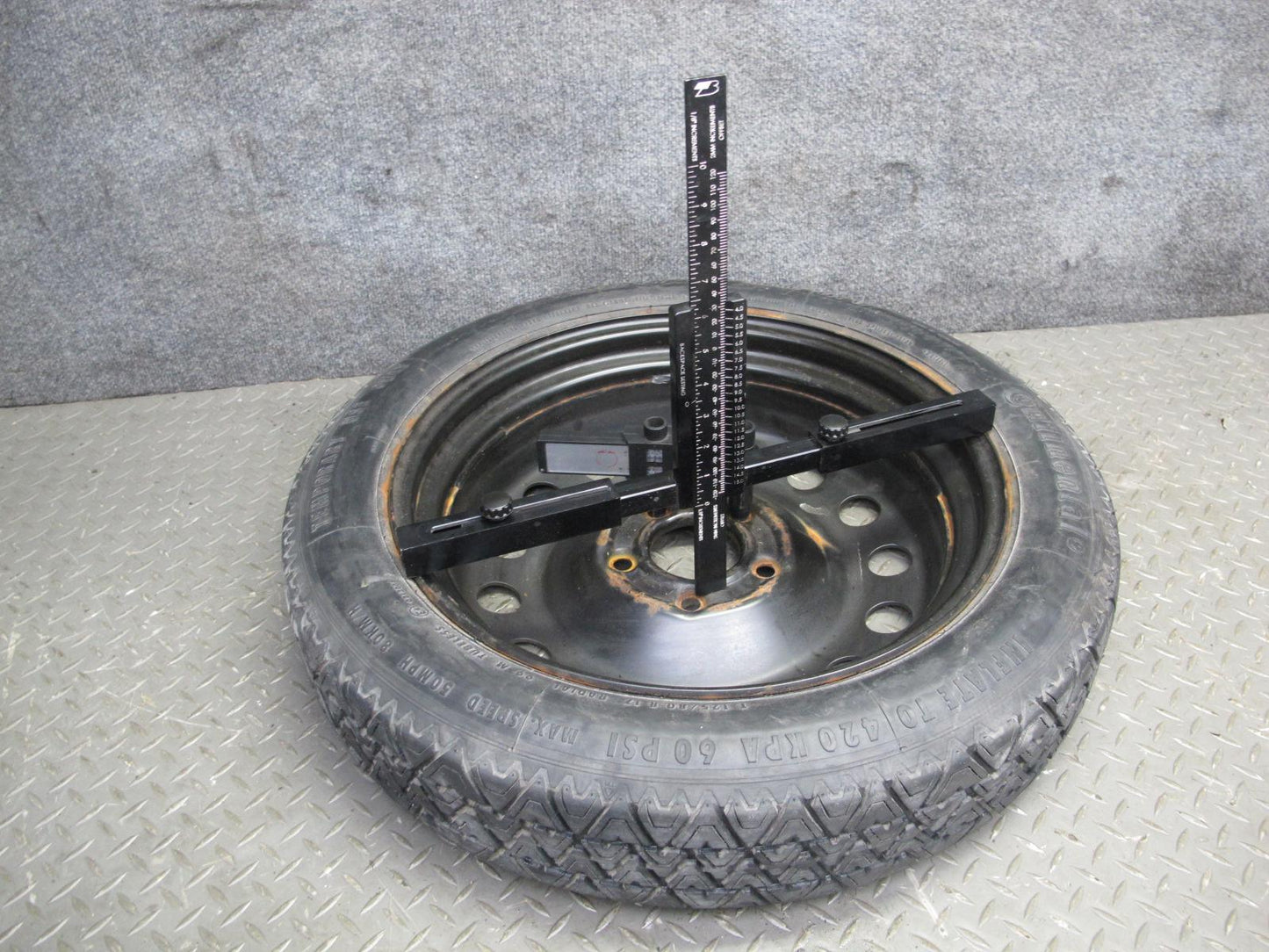 01-06 BMW E46 330ci R17 17" Spare Tire Wheel 17x3.5B ET30 125/80 6750007 OEM