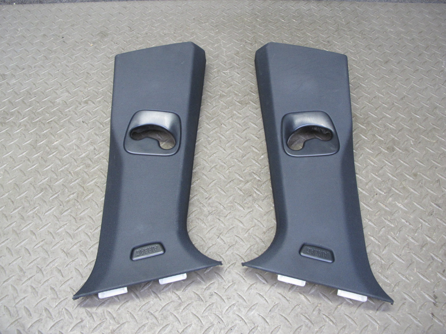 11-17 BMW F25 X3 Set of 2 Left & Right Interior B Pillar Upper Trim Panel OEM