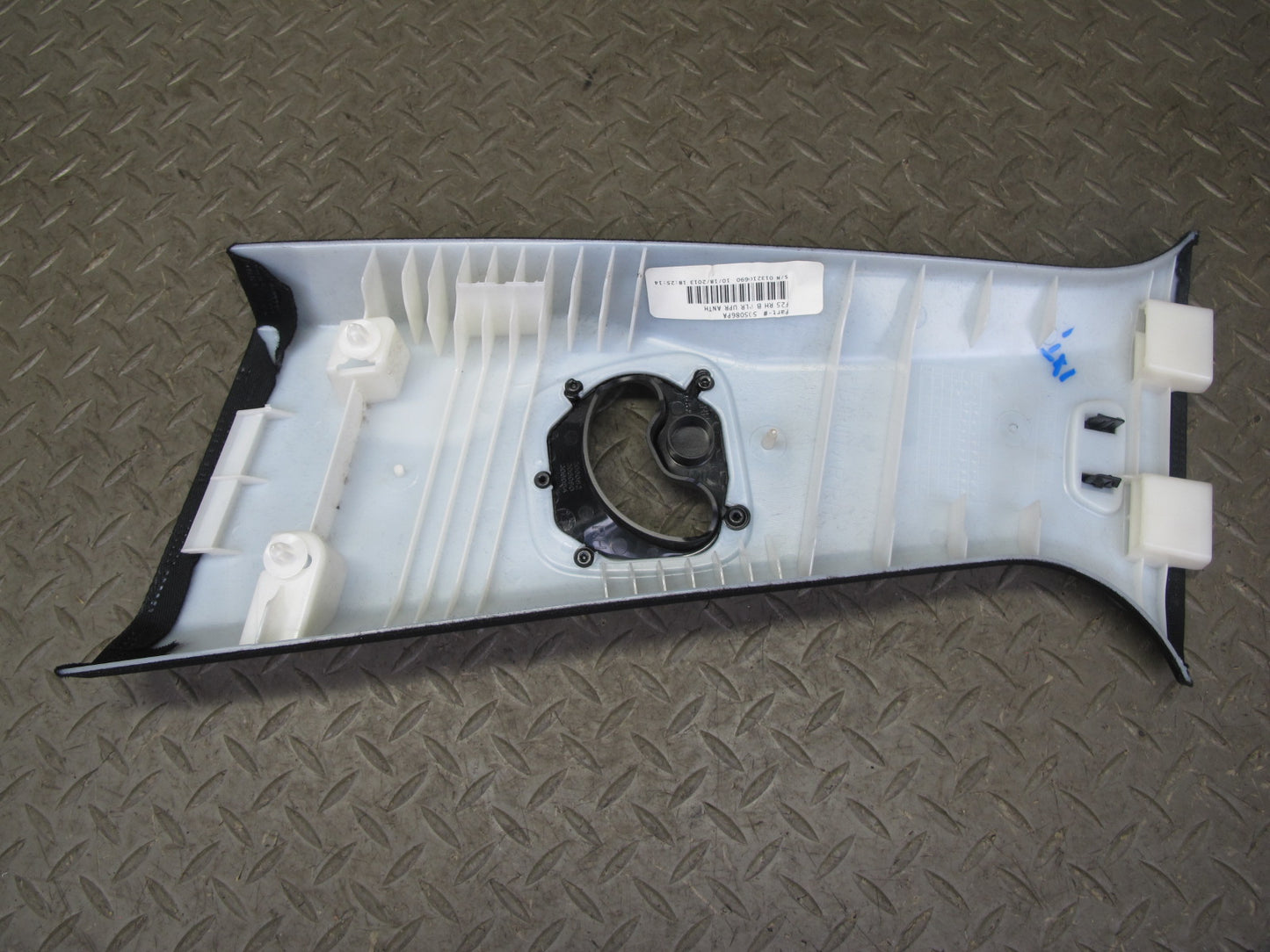 11-17 BMW F25 X3 Set of 2 Left & Right Interior B Pillar Upper Trim Panel OEM