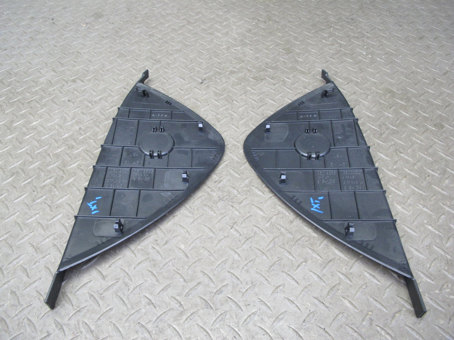 11-17 BMW F25 X3 Set of 2 Dash Front Left & Right END Side Trim Cover Panel OEM