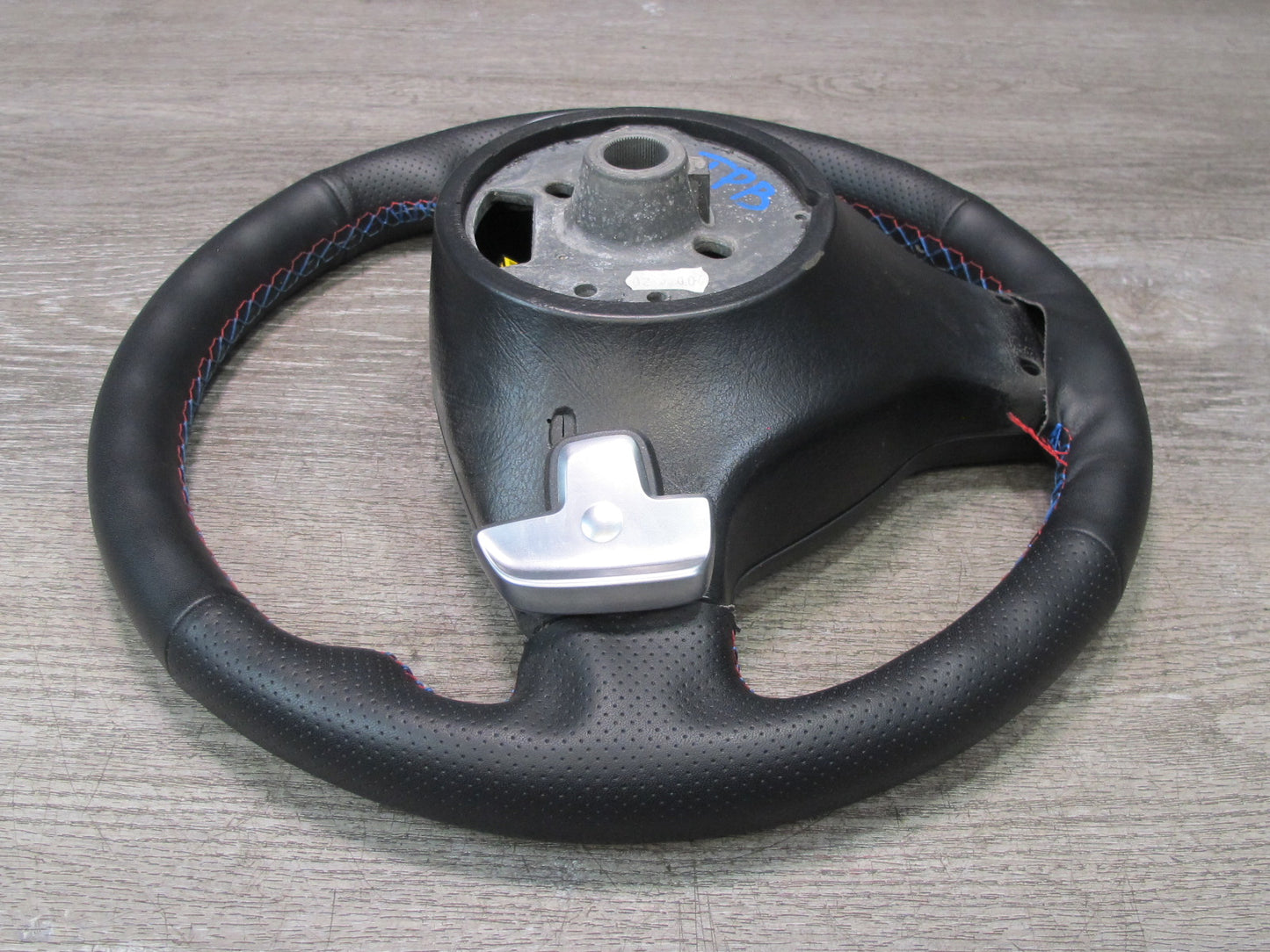 01-06 BMW E46 330ci M-sport Leather Steering Black w Controls & Paddles OEM