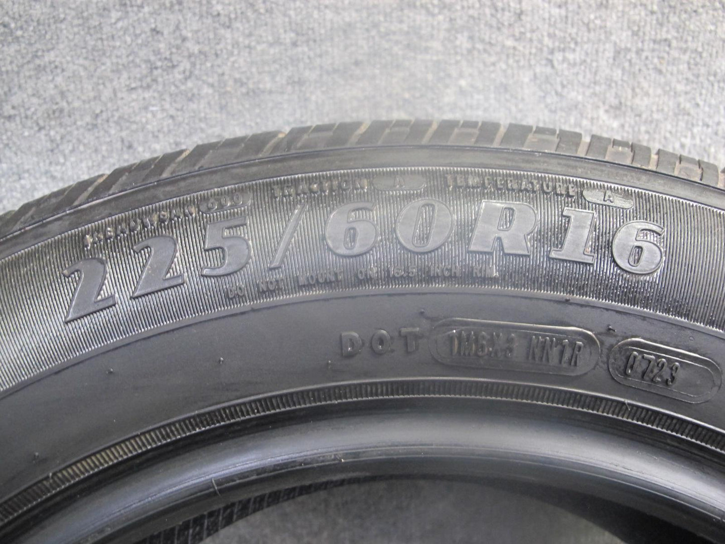 Set of 2 Goodyear Reliant ALL Season Tire 225/60 R16 98H 0723 0823 9/32 Tread