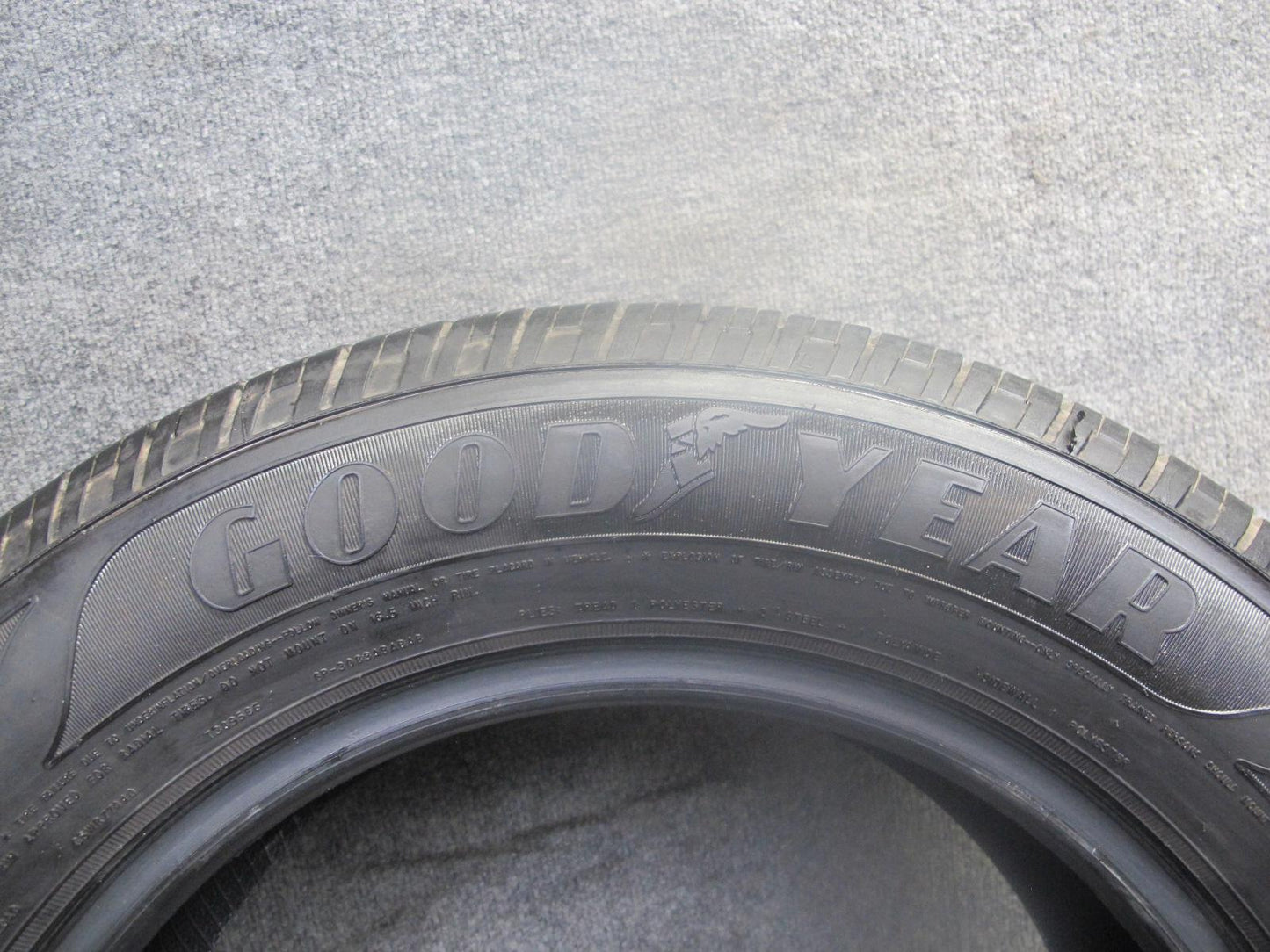 Set of 2 Goodyear Reliant ALL Season Tire 225/60 R16 98H 0723 0823 9/32 Tread