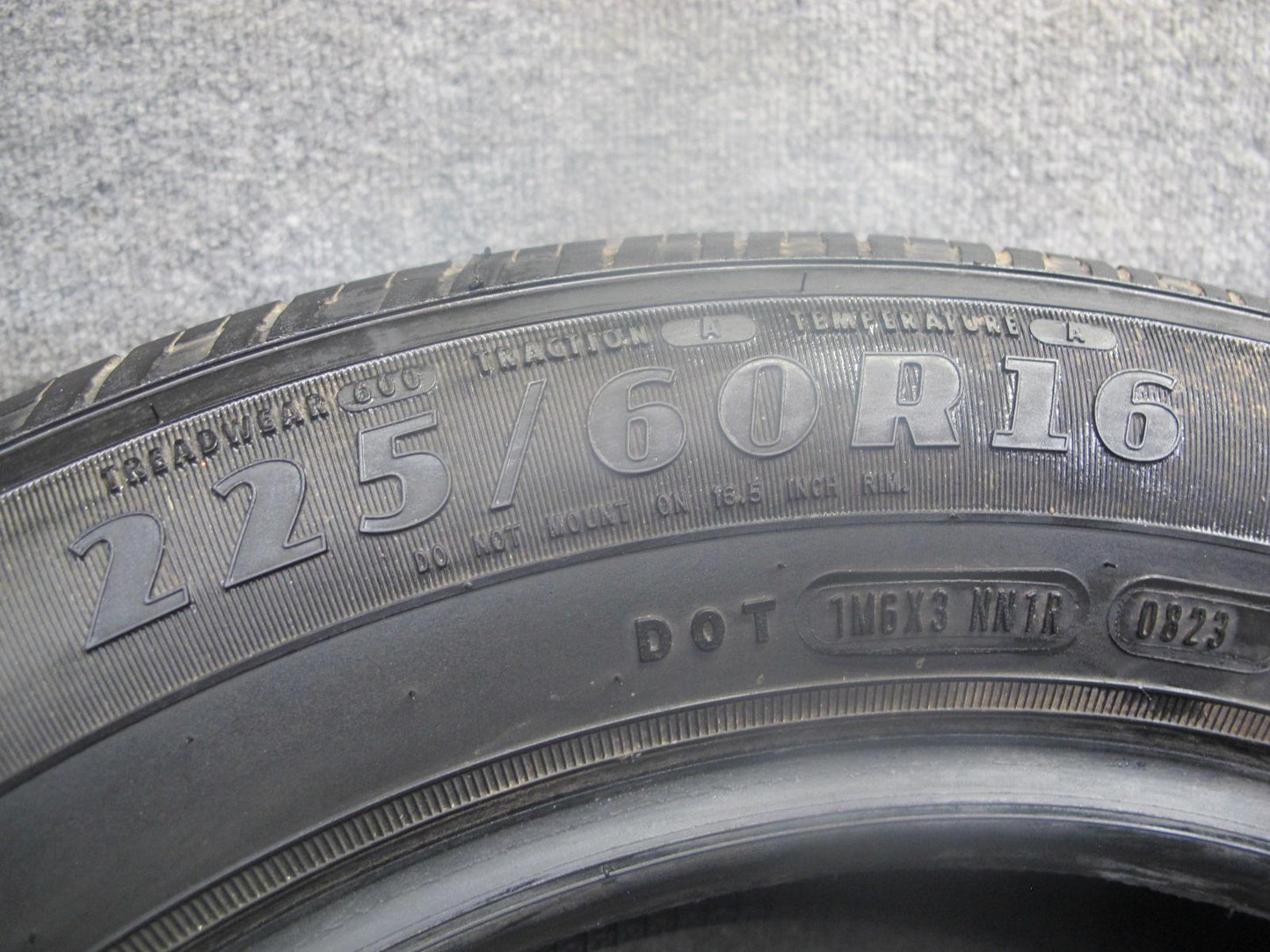 Set of 2 Goodyear Reliant ALL Season Tire 225/60 R16 98H 0723 0823 9/32 Tread