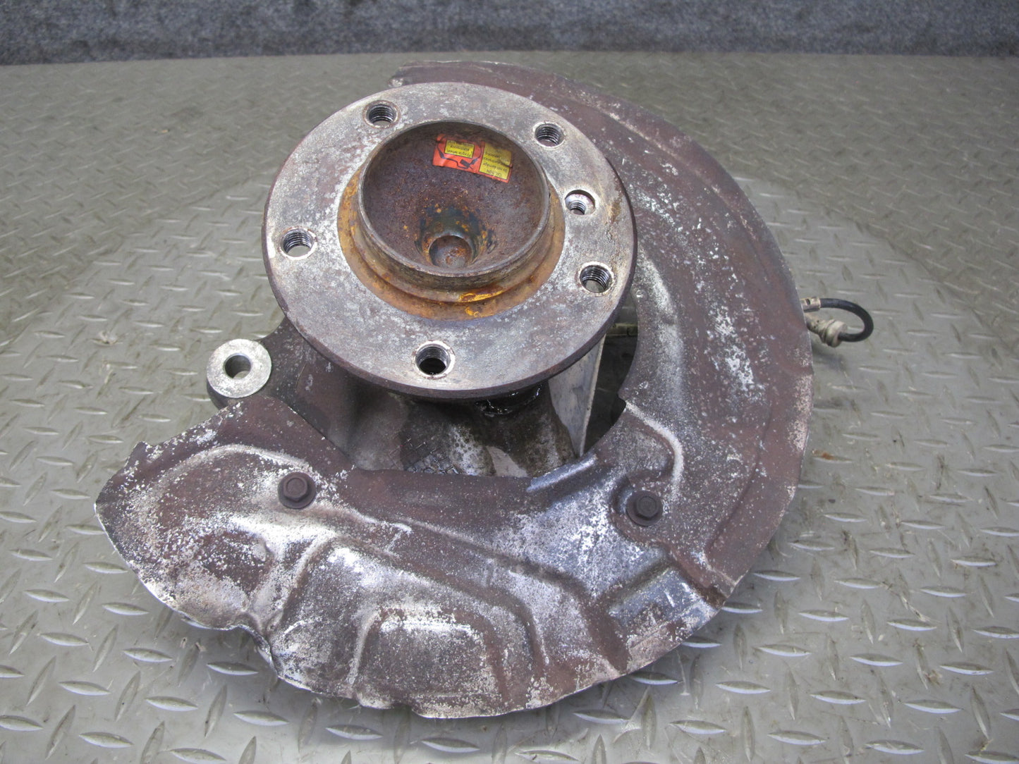 08-13 BMW E82 E88 135i RWD Front Righft Spindle Knuckle Wheel Hub Bearing OEM