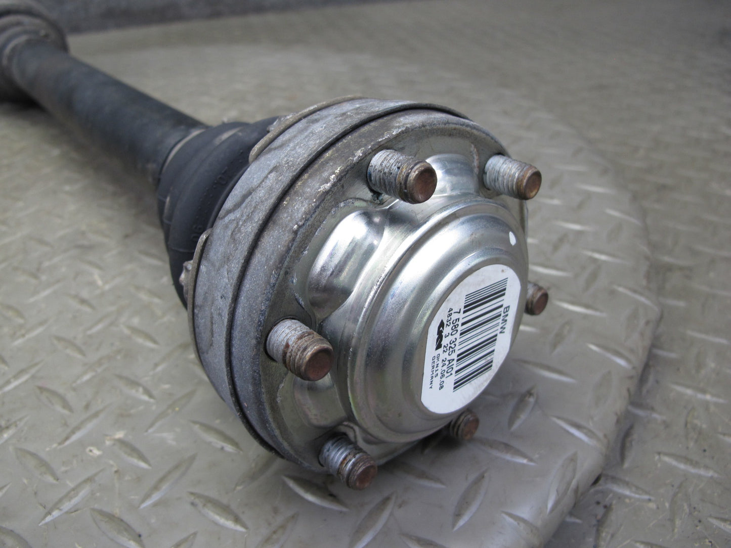 08-13 BMW E82 E88 135i N54 RWD A/T Rear Left Axle Shaft 7580325 OEM
