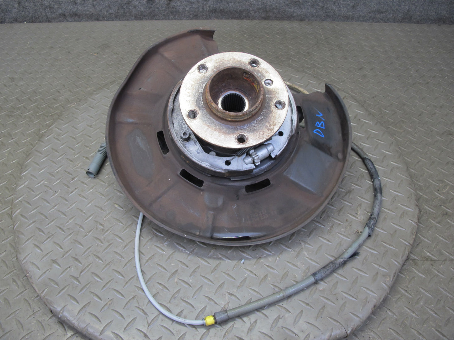 08-13 BMW E82 E88 135i RWD Rear Left Spindle Knuckle Wheel Hub Bearing OEM
