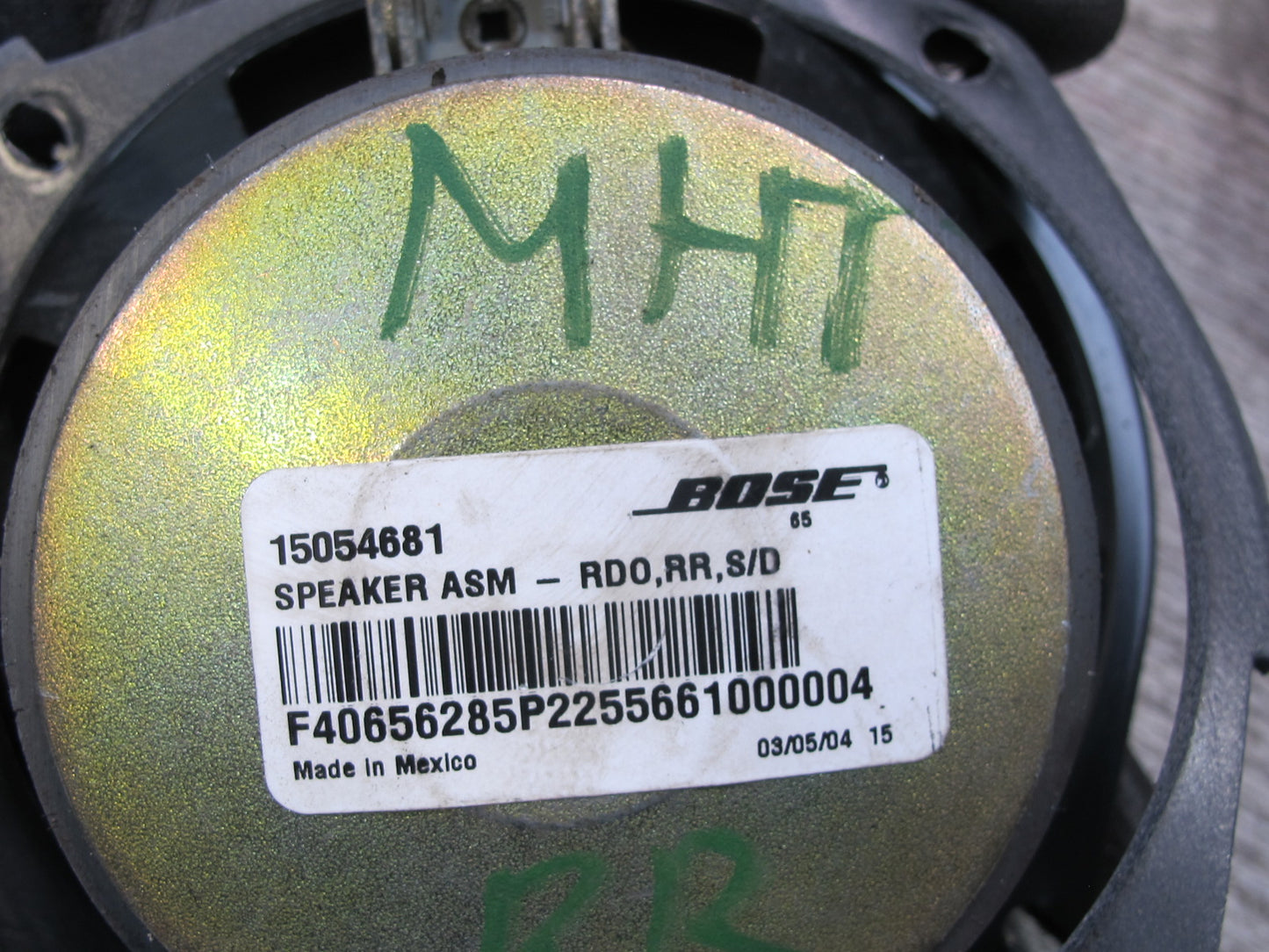 2003-2007 Hummer H2 Rear Left & Right Side Door Bose Audio Speaker Set