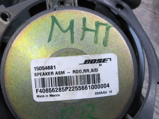 2003-2007 Hummer H2 Rear Left & Right Side Door Bose Audio Speaker Set