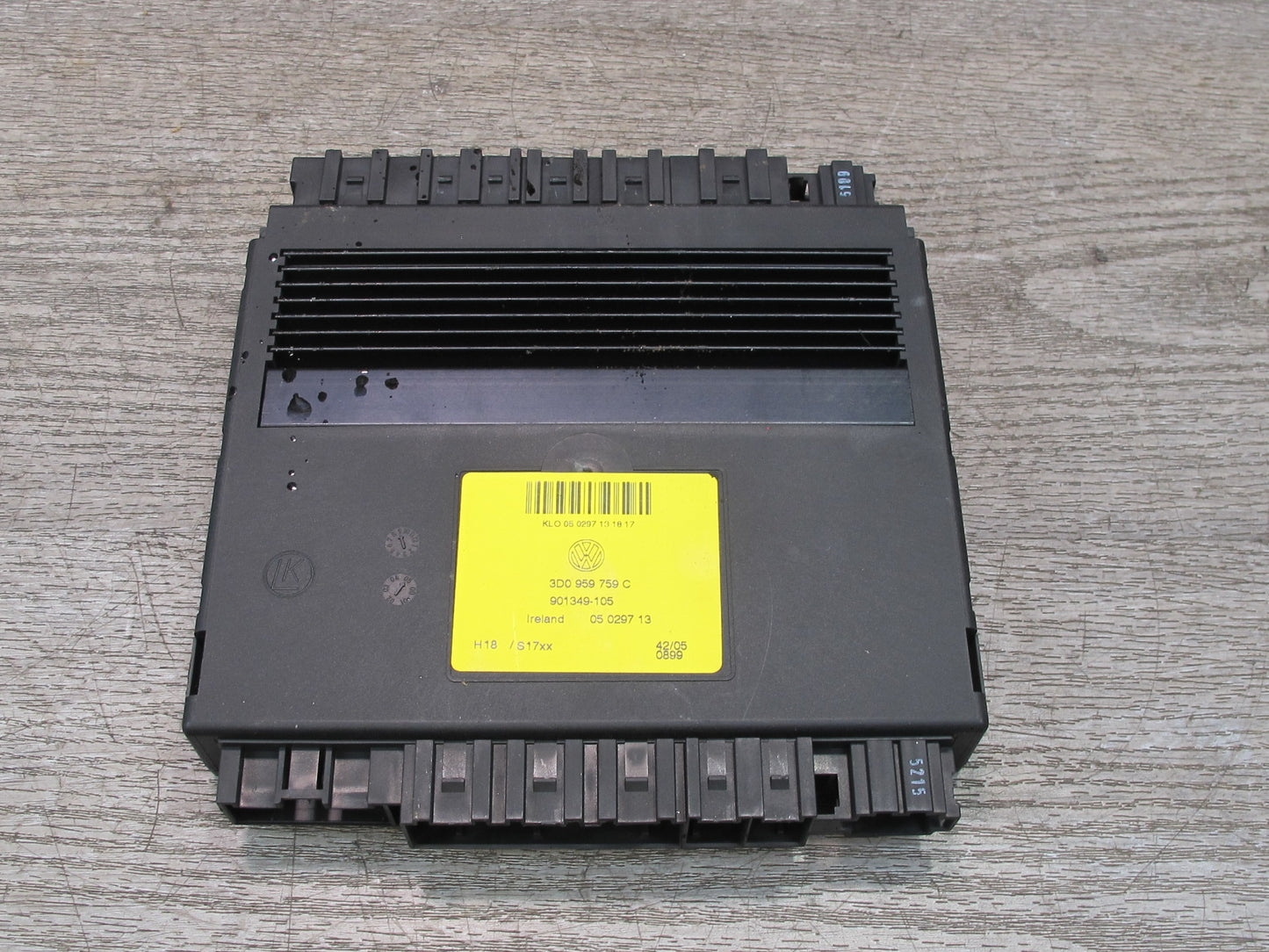2006-2012 Bentley Continental Flying Spur Front Right Seat Control Module