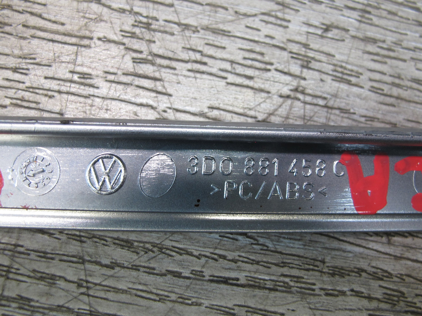 2006-2012 Bentley Continental Flying Spur Front Interior Chrome Trim Panel Set