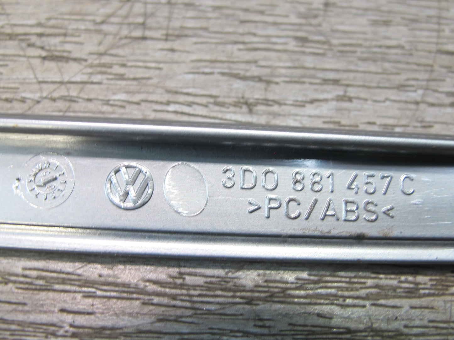 2006-2012 Bentley Continental Flying Spur Front Interior Chrome Trim Panel Set