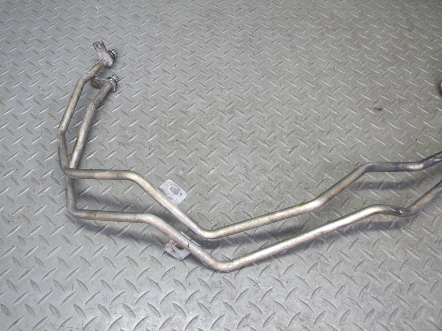 13-16 Audi S4 B8 Automatic Transmission Oil Cooler Hose Pipe Line Set OEM