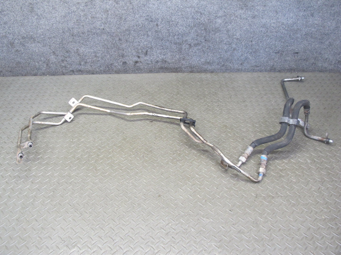 13-16 Audi S4 B8 Automatic Transmission Oil Cooler Hose Pipe Line Set OEM