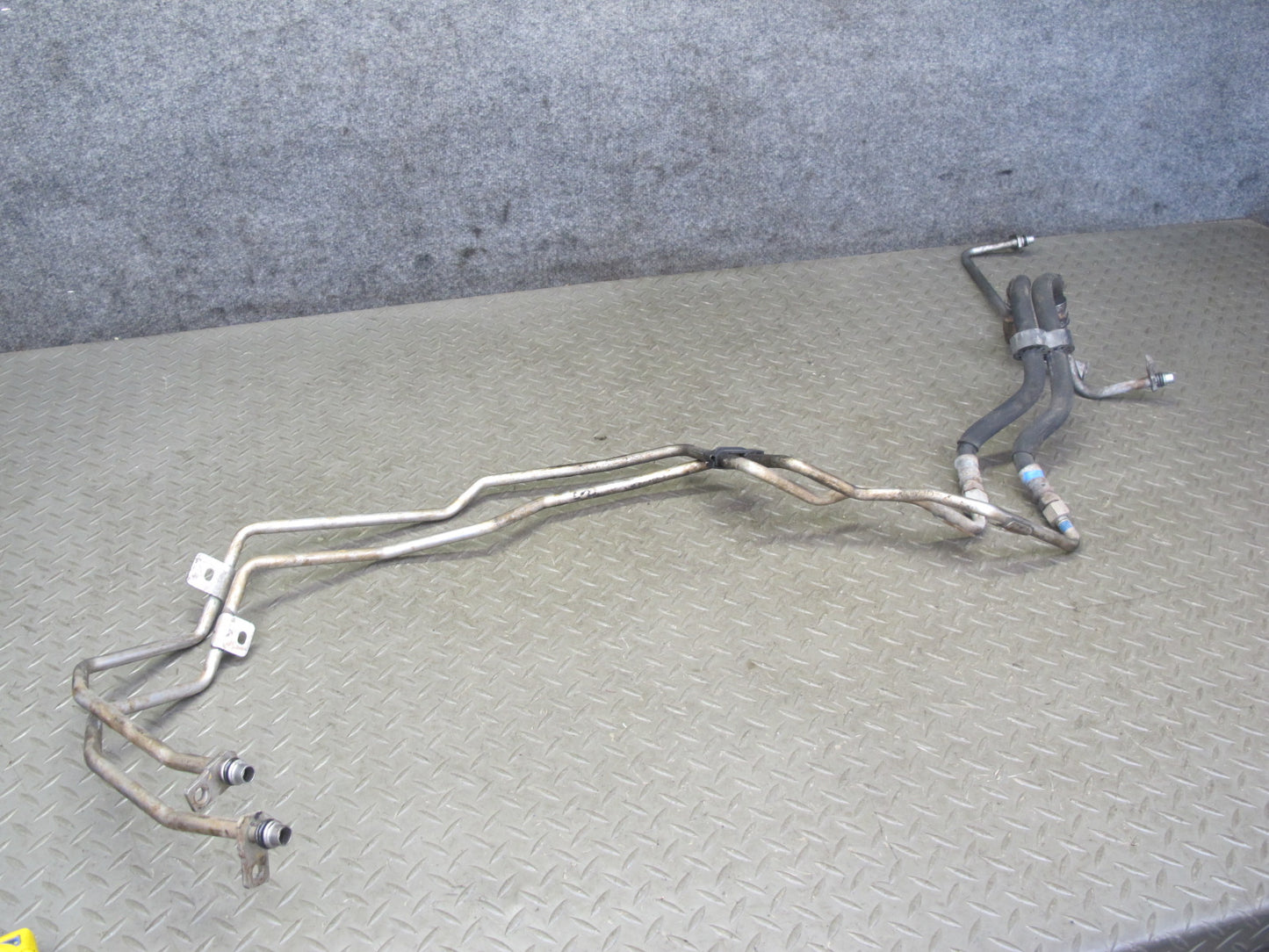13-16 Audi S4 B8 Automatic Transmission Oil Cooler Hose Pipe Line Set OEM