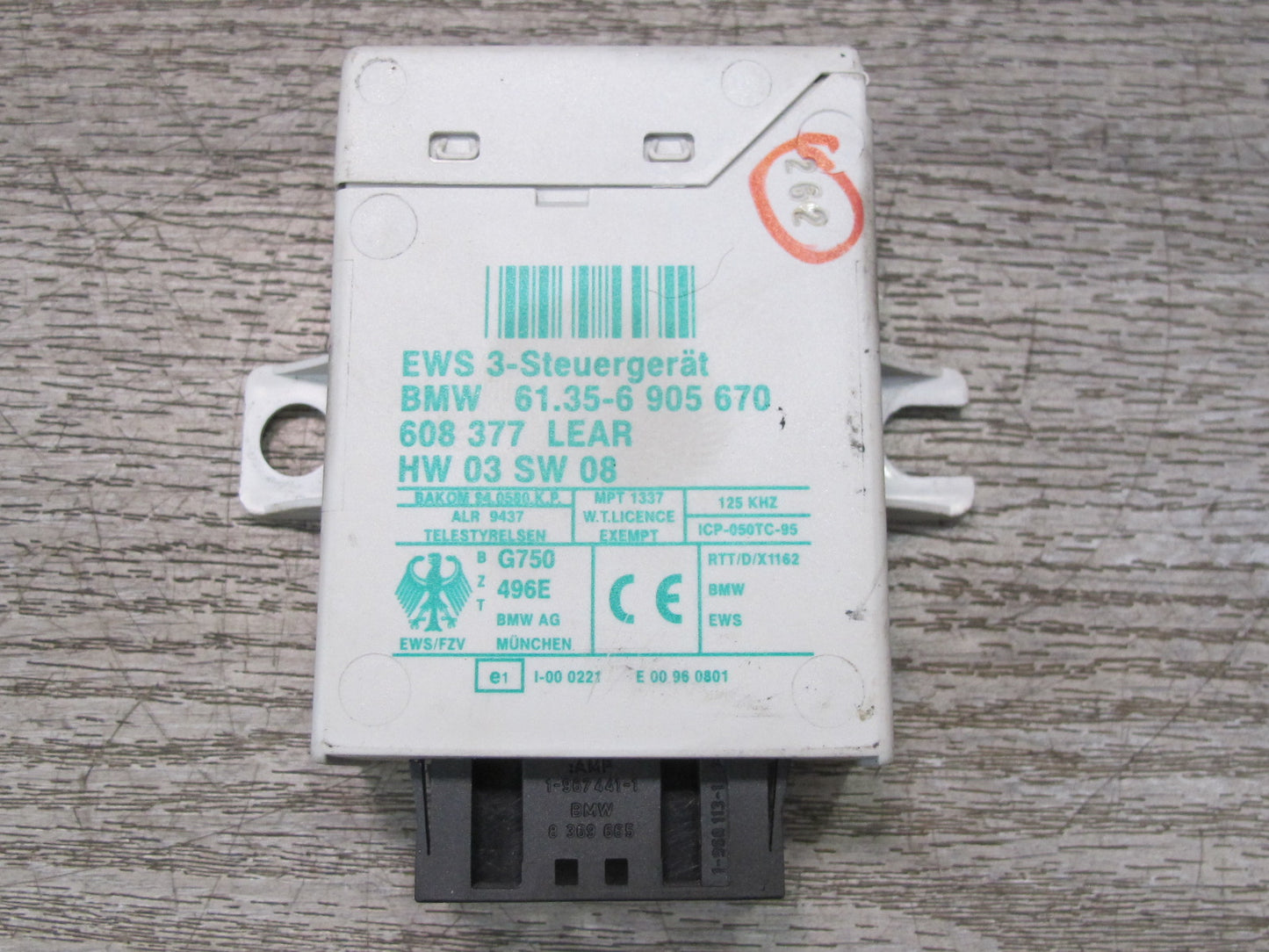 01-03 BMW E46 330ci Conv AT Engine ECU ECM Immo Ignition Trunk Door Lock KEY Set