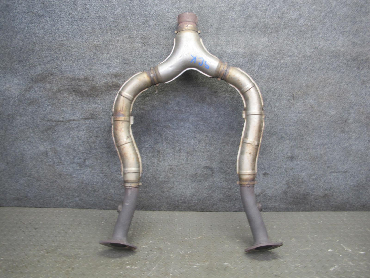 02-10 Lexus Z40 SC430 Front Exhaust Y Pipe Line OEM