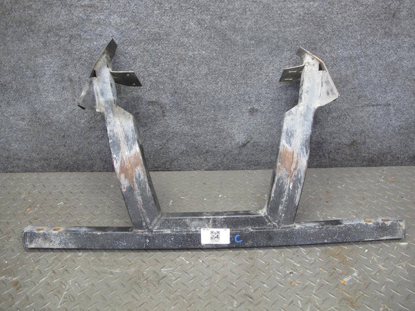 91-96 Chevrolet Corvette C4 Front Bumper Impact Bar w Skid Plates OEM