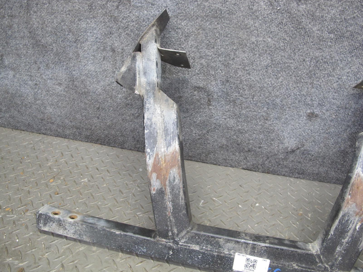 91-96 Chevrolet Corvette C4 Front Bumper Impact Bar w Skid Plates OEM