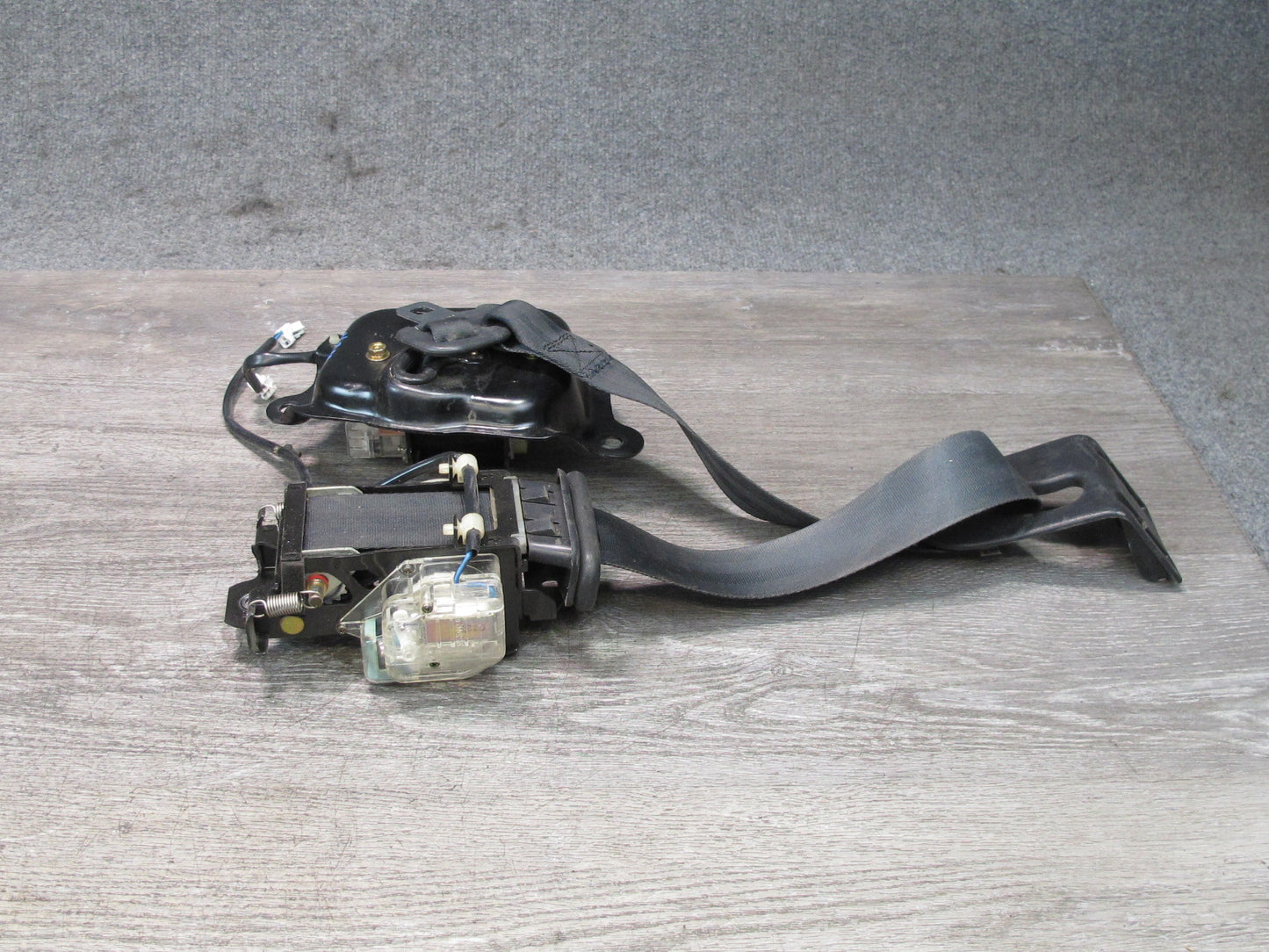 90-96 NISSAN 300ZX Z32 2-SEAT FRONT LEFT & RIGHT SIDE SEATBELT RETRACTOR SET OEM