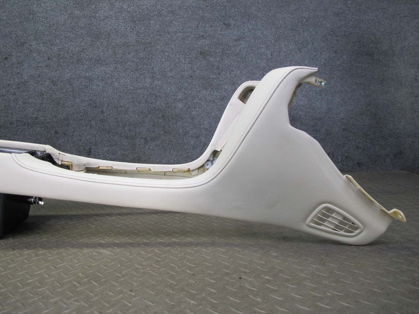 02-04 Lexus SC430 Front Center Console Trim Cover Panel w Compartment Ecru OEM