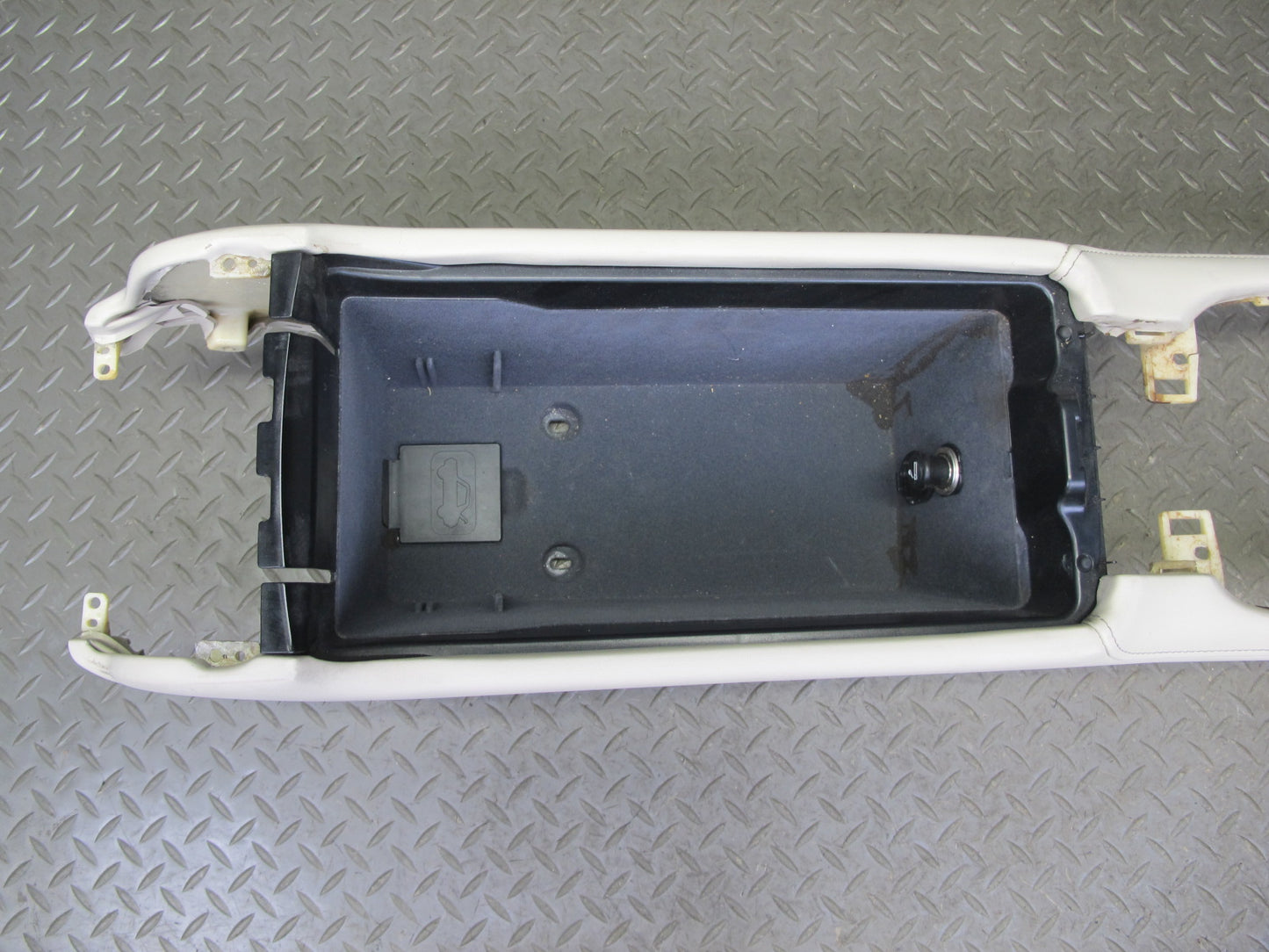 02-04 Lexus SC430 Front Center Console Trim Cover Panel w Compartment Ecru OEM