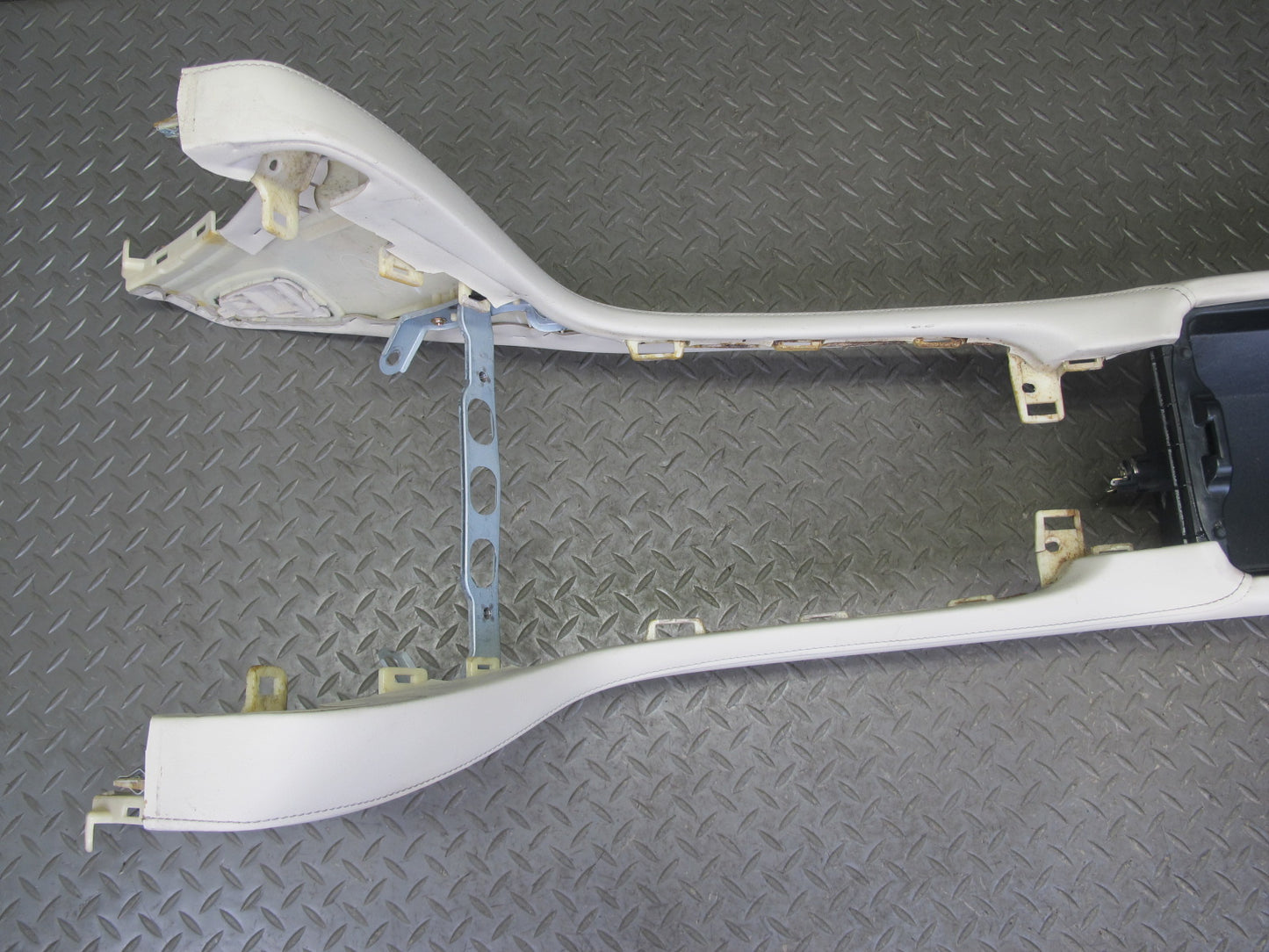 02-04 Lexus SC430 Front Center Console Trim Cover Panel w Compartment Ecru OEM