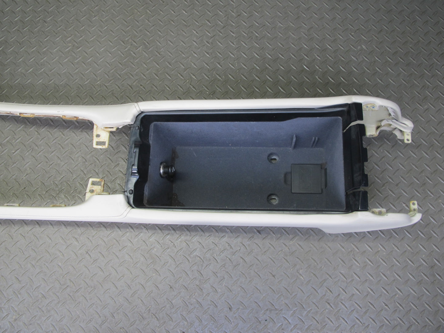 02-04 Lexus SC430 Front Center Console Trim Cover Panel w Compartment Ecru OEM