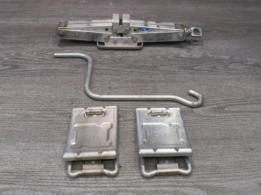 90-96 Nissan Z32 300ZX 2+0 Emergency Spare Tire Lift Jack Stopper Tool Set OEM