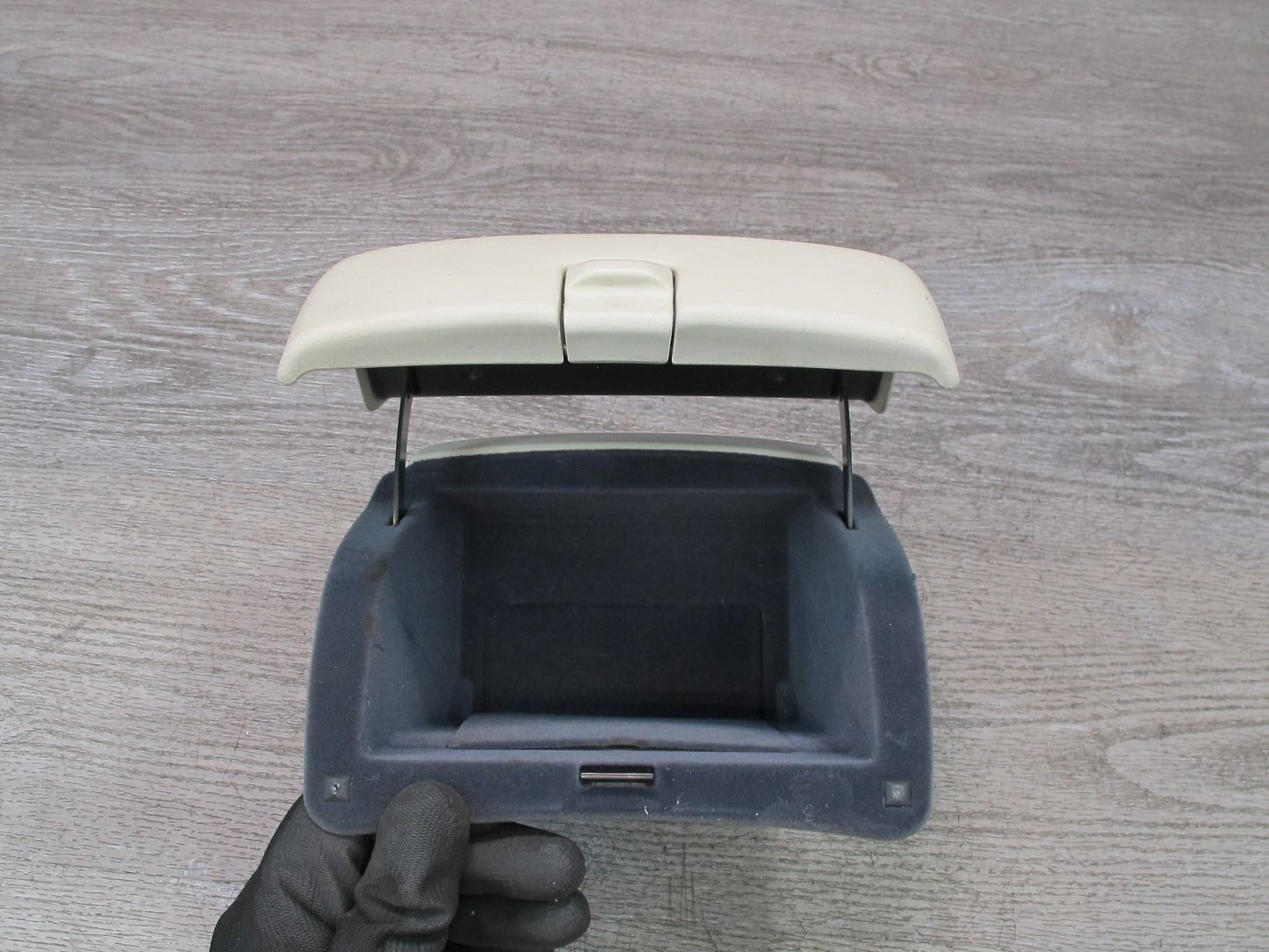 02-08 Lexus SC430 Rear Center Console Compartment Storage Ecru OEM