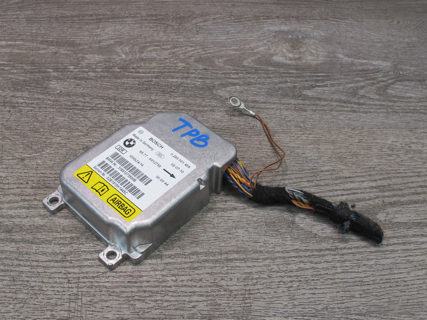 01-06 BMW E46 3-SERIES M3 SRS AIRBAG CONTROL MODULE UNIT 6912755 OEM