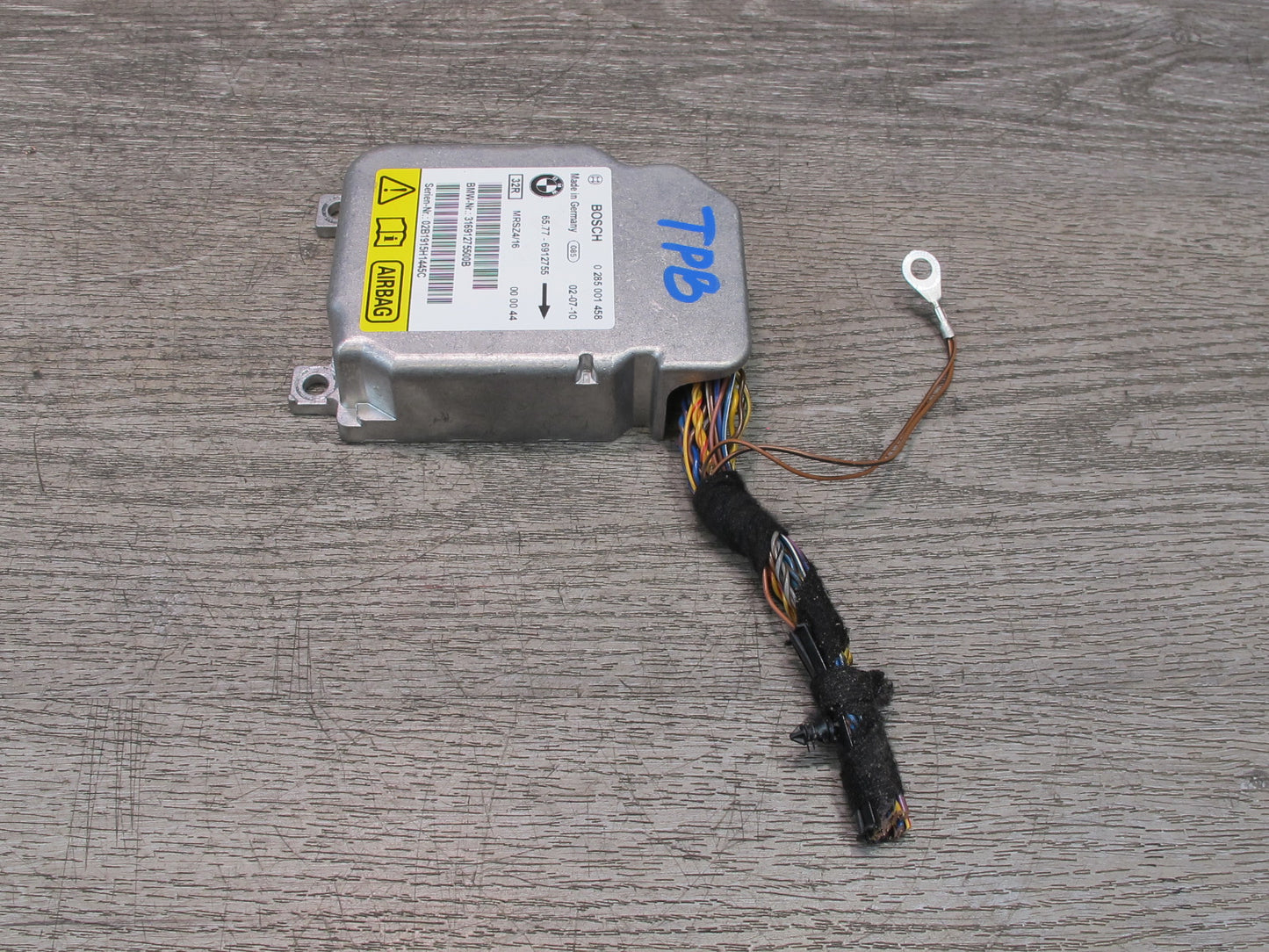 01-06 BMW E46 3-SERIES M3 SRS AIRBAG CONTROL MODULE UNIT 6912755 OEM