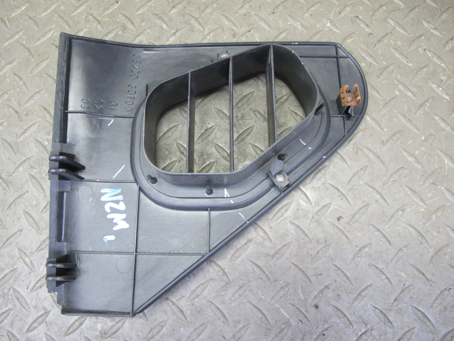 90-96 Nissan Z32 300ZX Set of 2 Dash END Trim Cover Panel Air Vent Black OEM
