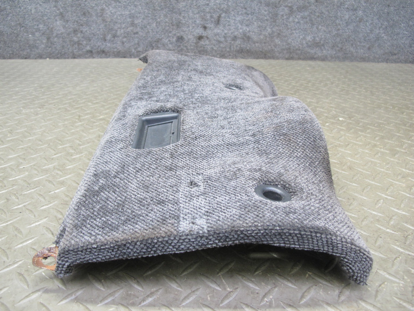 90-91 Nissan Z32 300ZX Dash Front Left Lower Knee Trim Cover Panel Gray OEM
