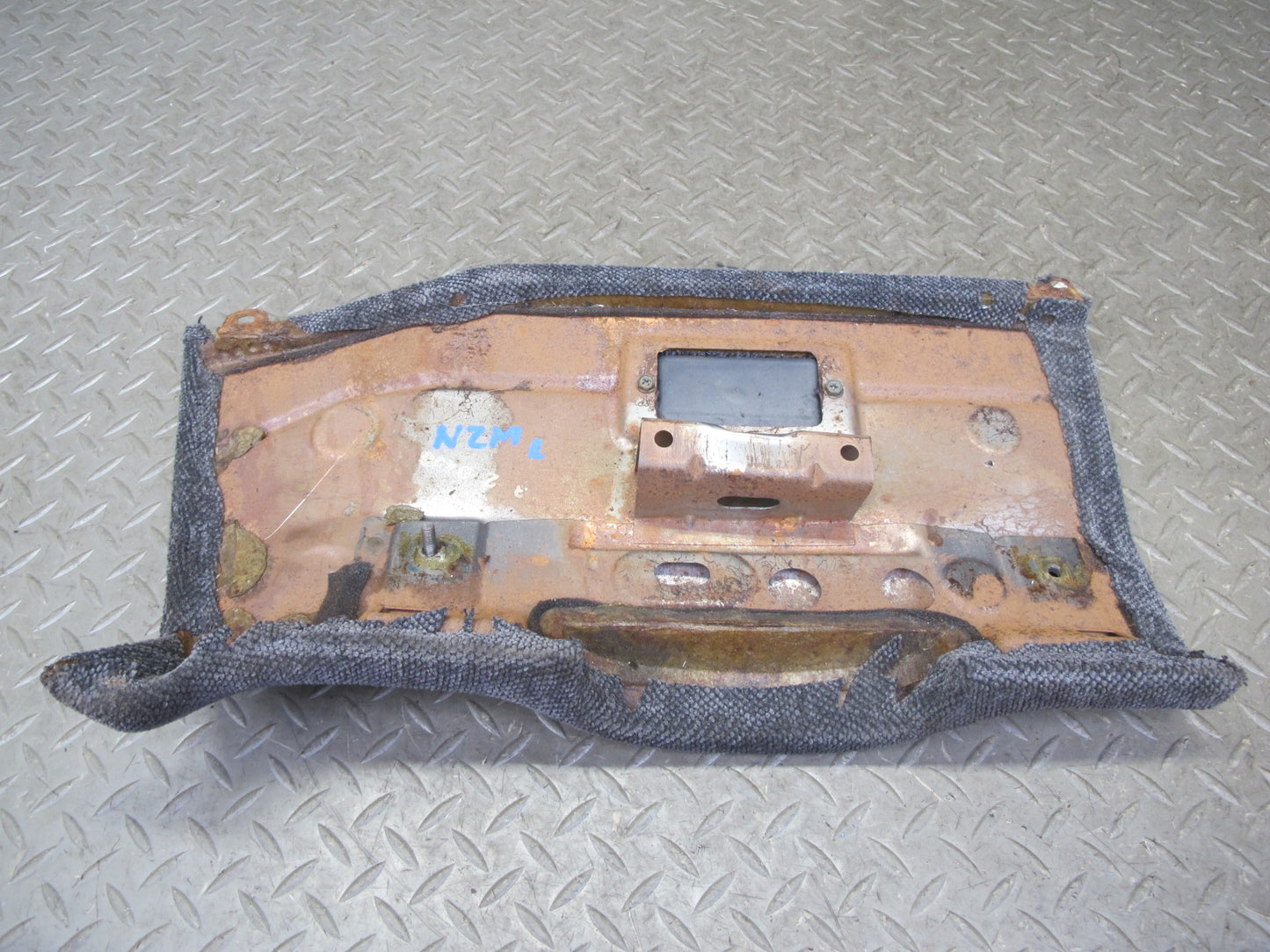 90-91 Nissan Z32 300ZX Dash Front Left Lower Knee Trim Cover Panel Gray OEM