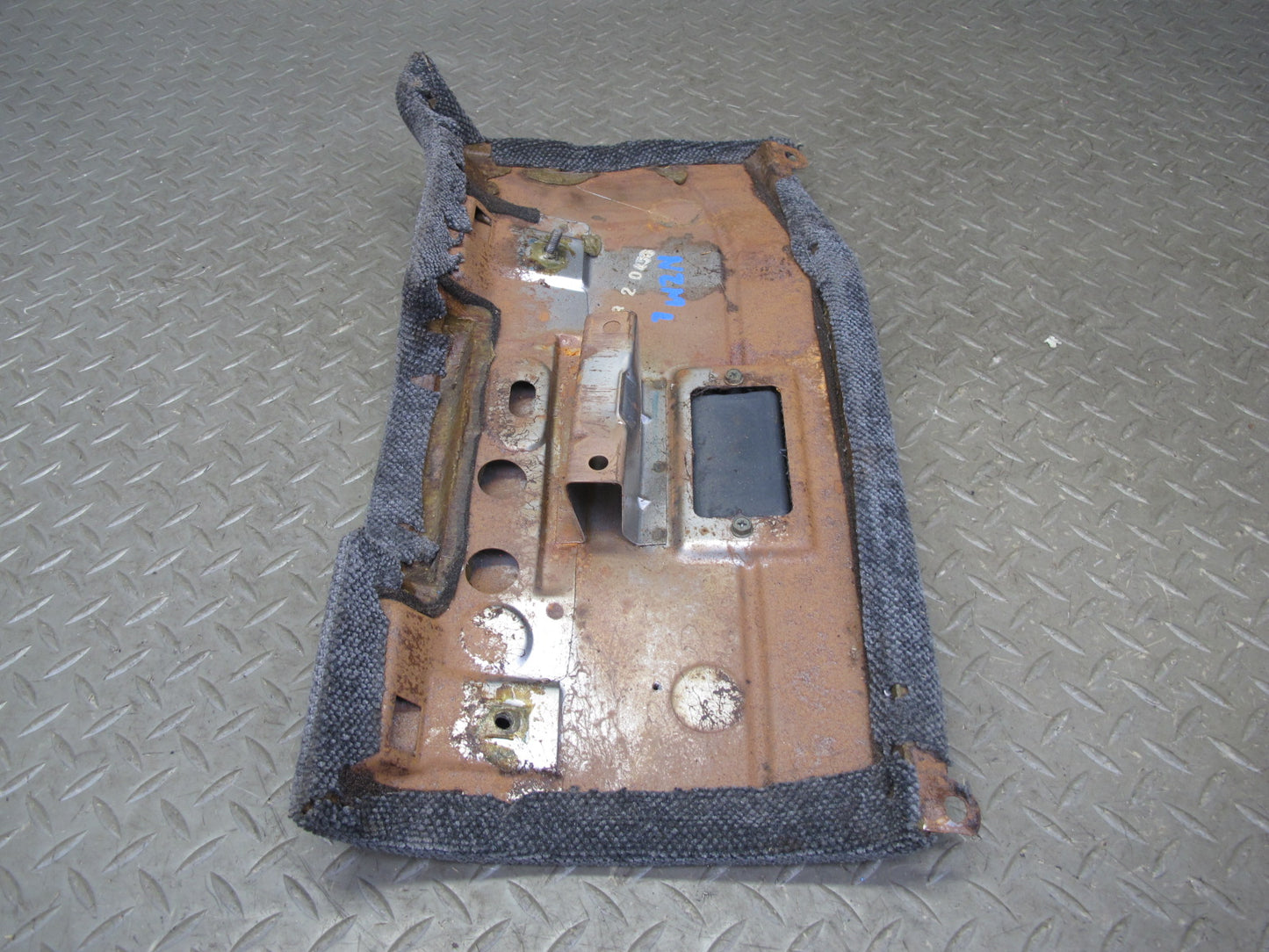 90-91 Nissan Z32 300ZX Dash Front Left Lower Knee Trim Cover Panel Gray OEM