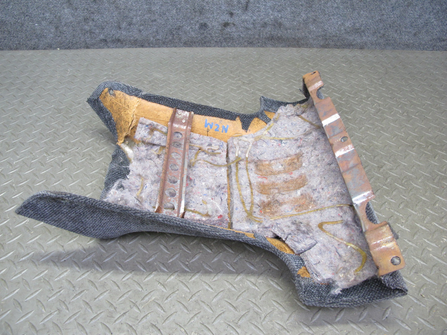 90-91 Nissan Z32 300ZX 2+0 Rear Center Console Trim Cover Gray OEM