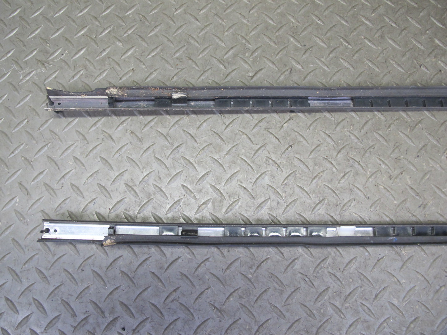 90-96 Nissan Z32 300ZX Coupe Set of 2 Front Windshield Side Panel Molding OEM