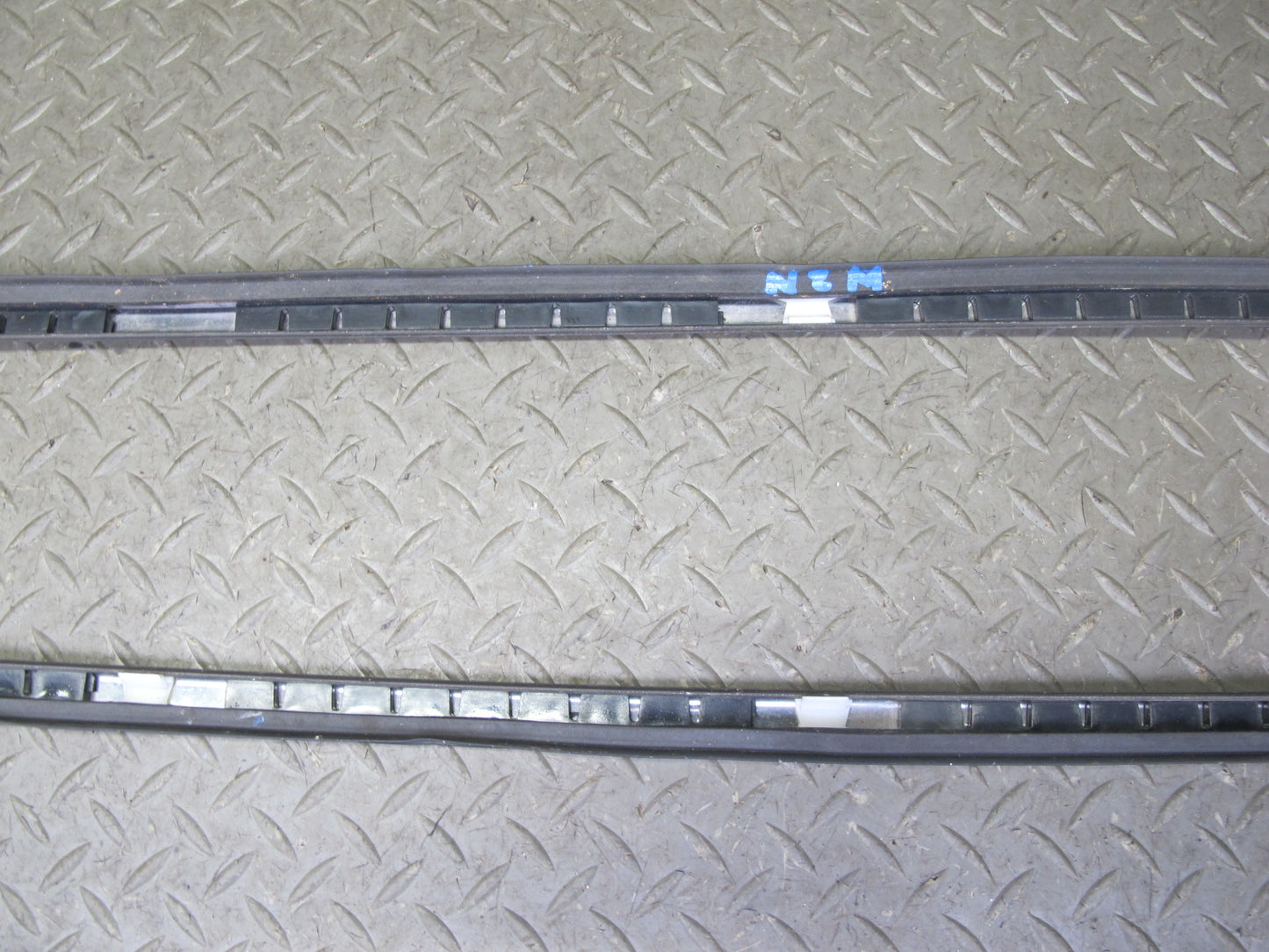 90-96 Nissan Z32 300ZX Coupe Set of 2 Front Windshield Side Panel Molding OEM