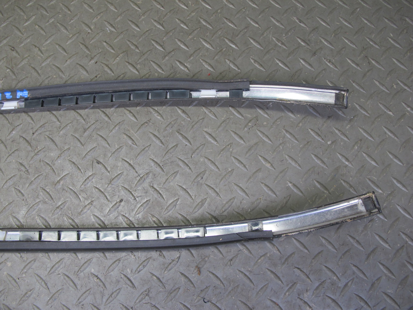 90-96 Nissan Z32 300ZX Coupe Set of 2 Front Windshield Side Panel Molding OEM