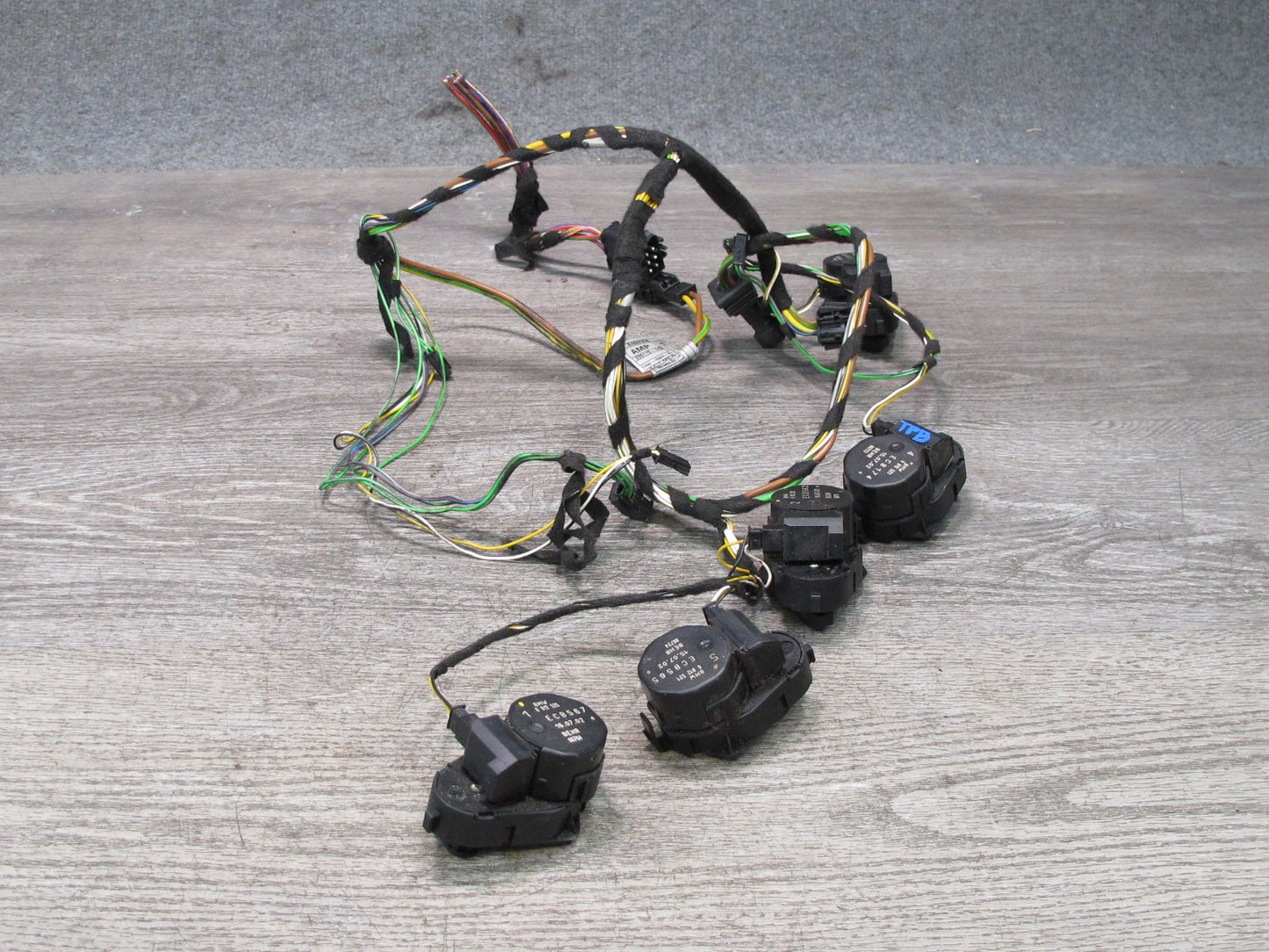 01-06 BMW E46 330ci A/C Heater Flap Door Actuator Motor Wiring Set OEM