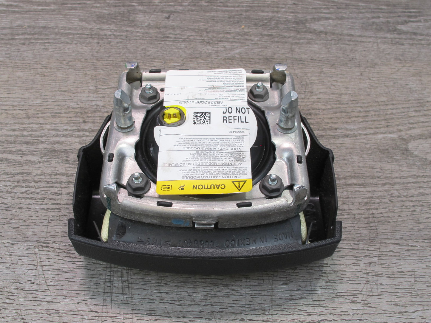 03-07 HUMMER H2 FRONT LEFT DRIVER SIDE STEERING WHEEL SRS AIRBAG OEM