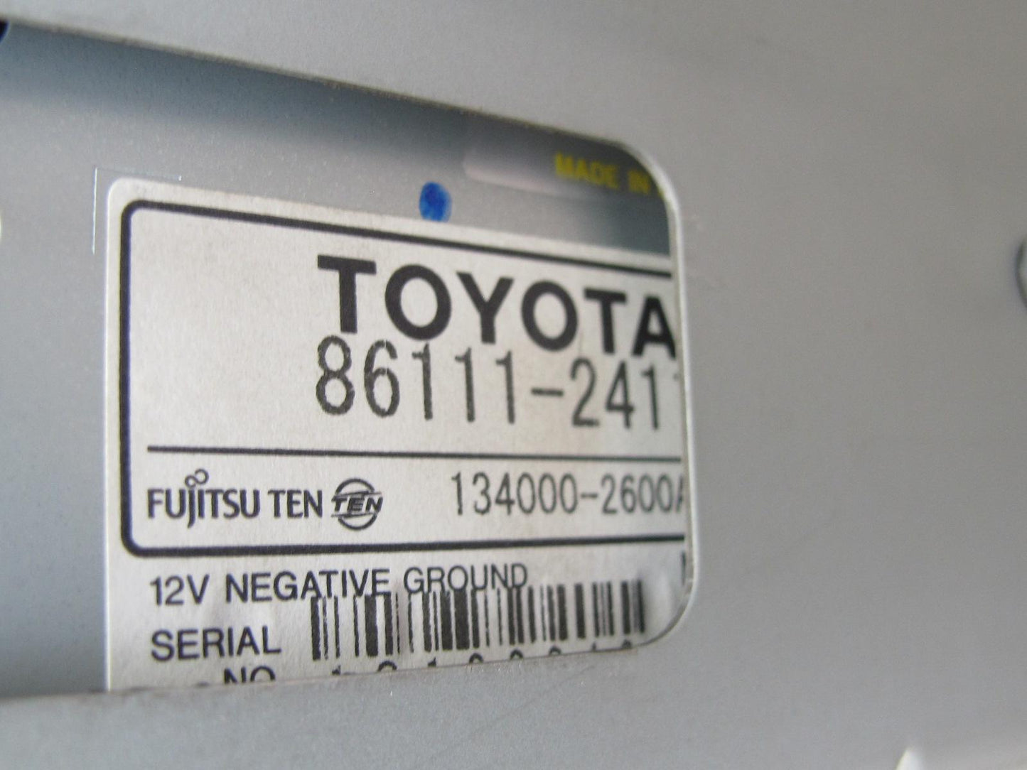 03-05 Lexus SC430 Navigation Information Screen Display w Mount & Wood Trim OEM