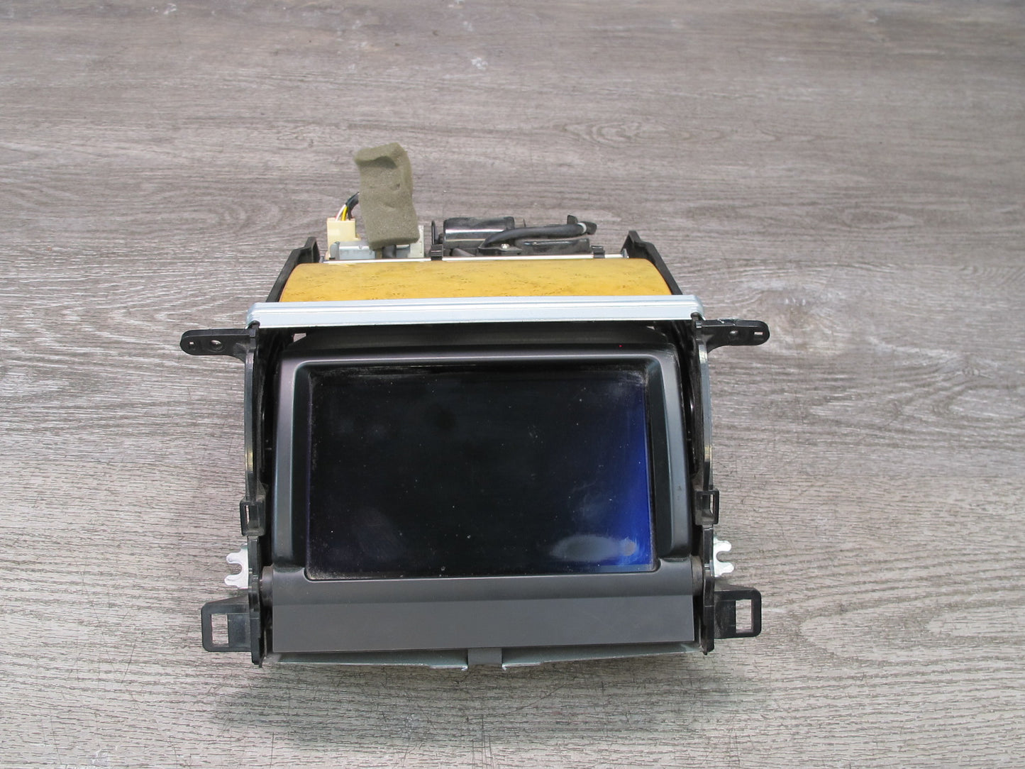 03-05 Lexus SC430 Navigation Information Screen Display w Mount & Wood Trim OEM