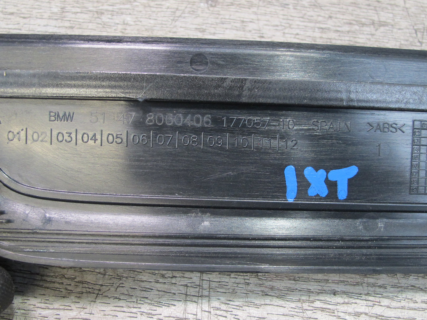 11-17 BMW F25 X3 Set of 4 M Sport Front & Rear Door Scuff Sill Plate Trim Set