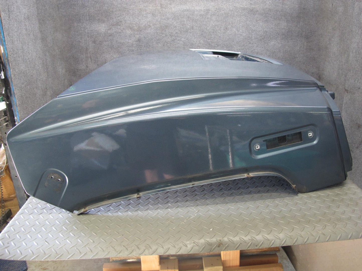 2008-2009 Hummer H2 Front Hood Bonnet Shell Cover Panel Slate Blue