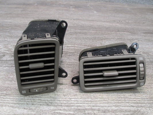 98-00 Lexus UCF20L LS400 Set of 2 Dash Left & Right AC Heater Air Vent Brown OEM